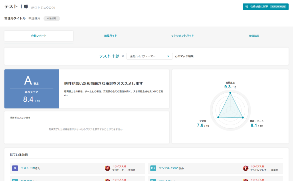 ミキワメ_性格比較分析